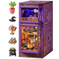 ROBOTIME Whisper Magic Shop Book Nook, casa in miniatura fai da te per