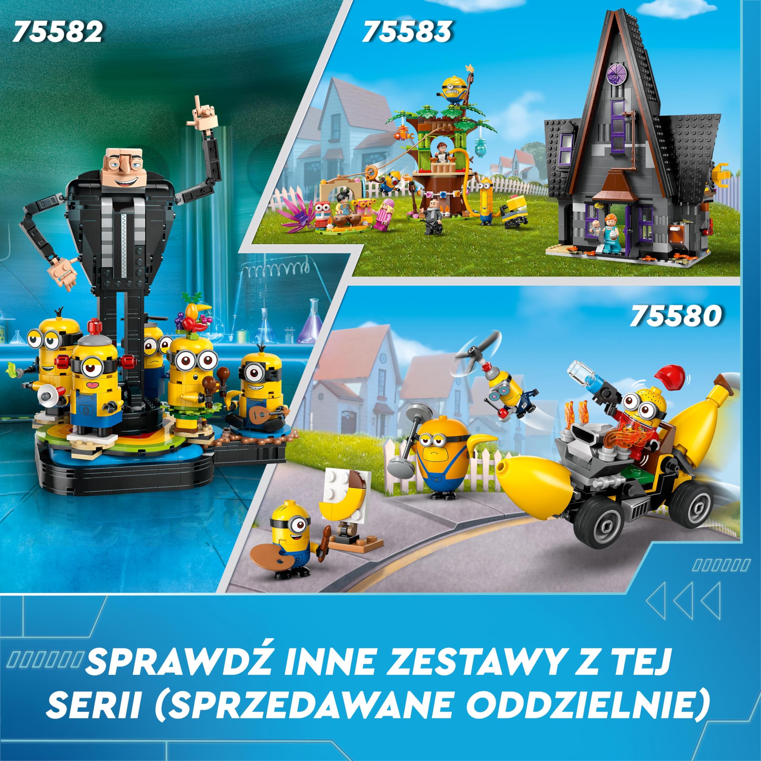 LEGO Despicable Me Minions’ Music Party Bus, Creative Building Toy for 7 Plus Year Old Kids, Boys & Girls, Includes Gus, Mel, Dave and Phil Figures, Creative Birthday Gift Idea 75581