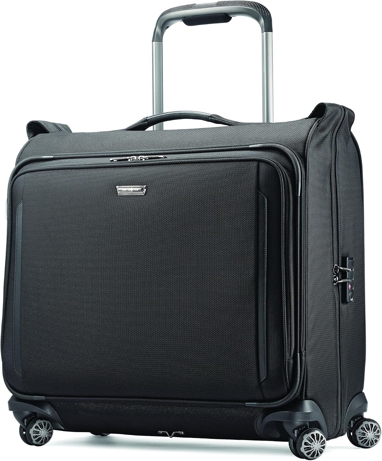 Samsonite Silhouette XV Softside Luggage with Spinner Wheels, Black, Garment Bag