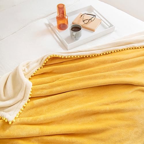 Miniatura 6 de MONDAY MOOSE Fundas de almohada decorativas sólidas de 18 x 18 pulgadas y manta de forro polar de 50 x 60 pulgadas, mezcla y combina para la