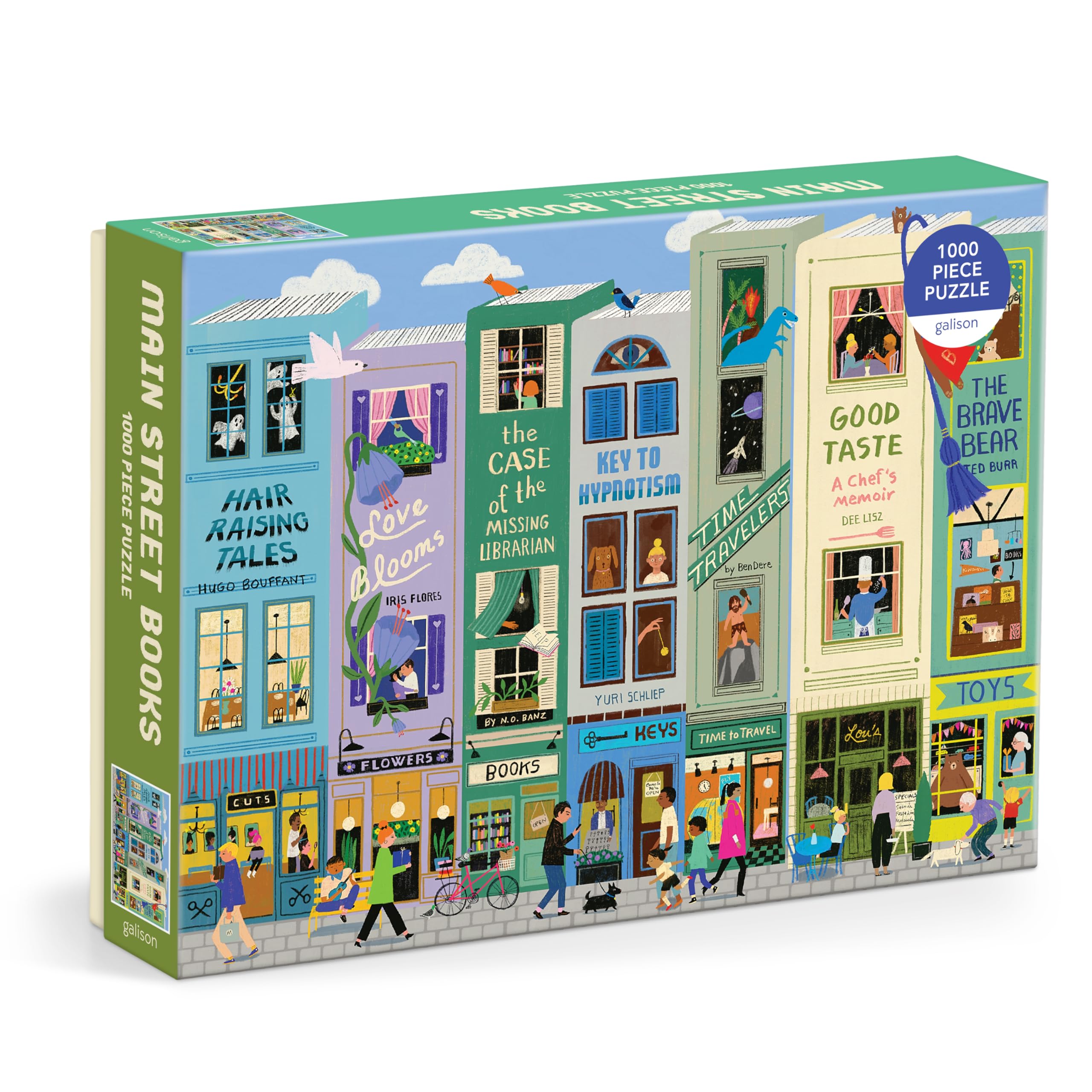 Main Street Books 1000 Piece Puzzle by  Galison, Anne Bentley - 9780735388123