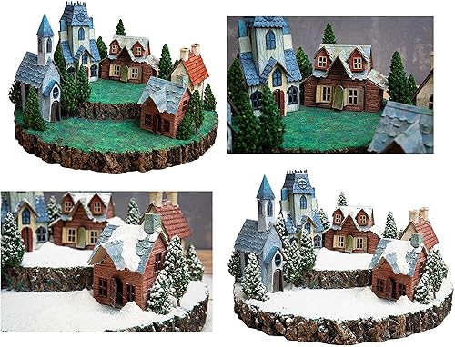 Miniatura 5 de Tim Holtz Sizzix Village Collection Thinlits, paquete de 87 troqueles (665564) más 3 mini texturas a juego, madera, adoquines y ladrillos (665460,