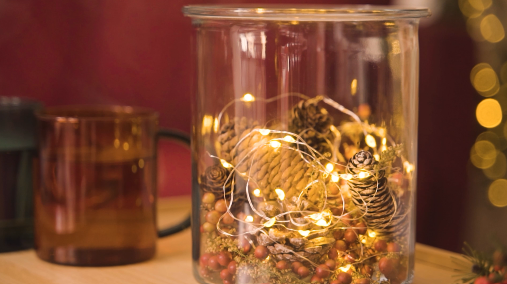 Catena luminosa, LED Stringa Luci a Batteria 6 metri 40 LED luce bianca caldo impermeabile, Catena di Lampadine Luci LED per Foto Natale, Matrimoni Decorazioni Interno Esterno
