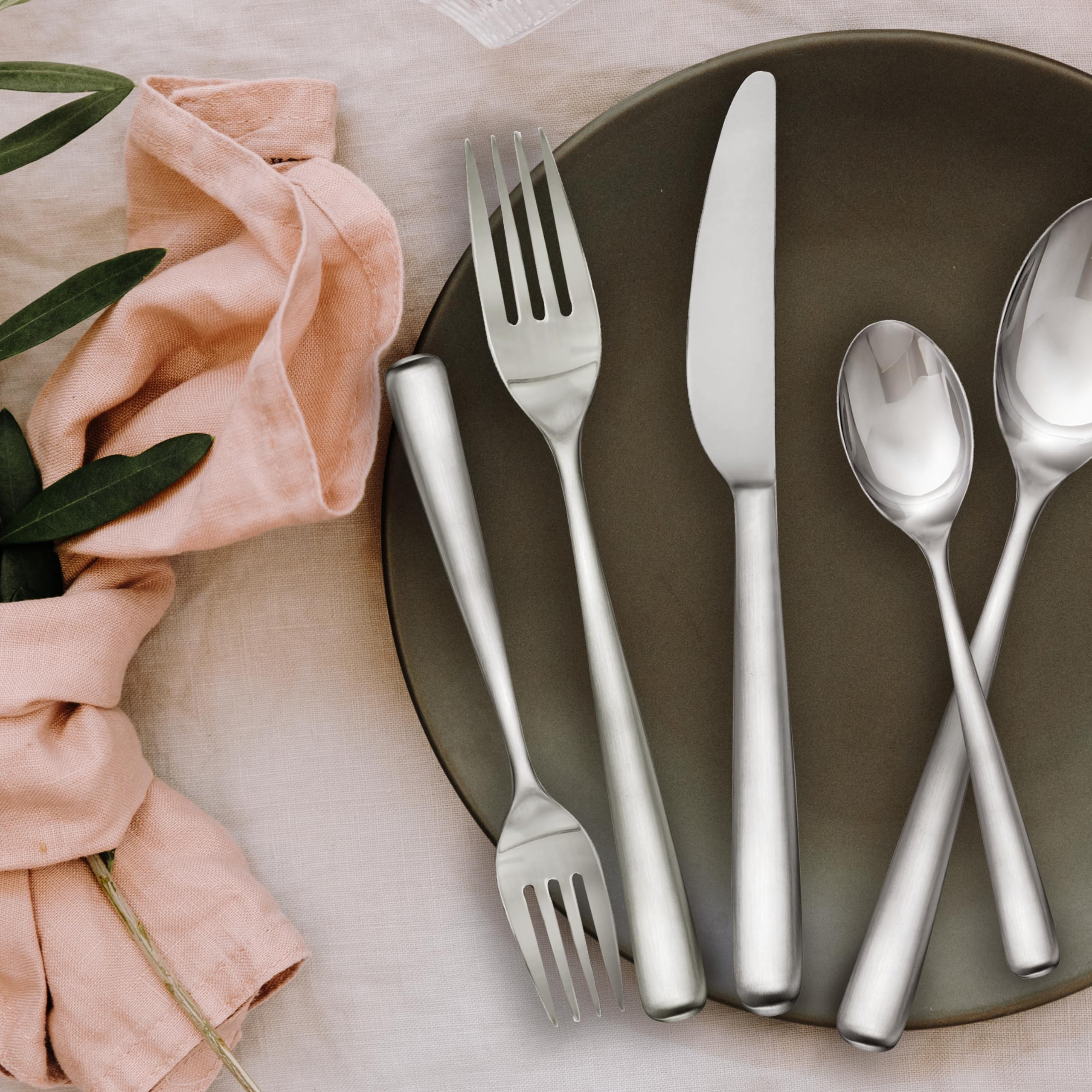 Amazon.com: Hampton Forge 725B020Hfn Ella Satin Fade 20 Pc Set