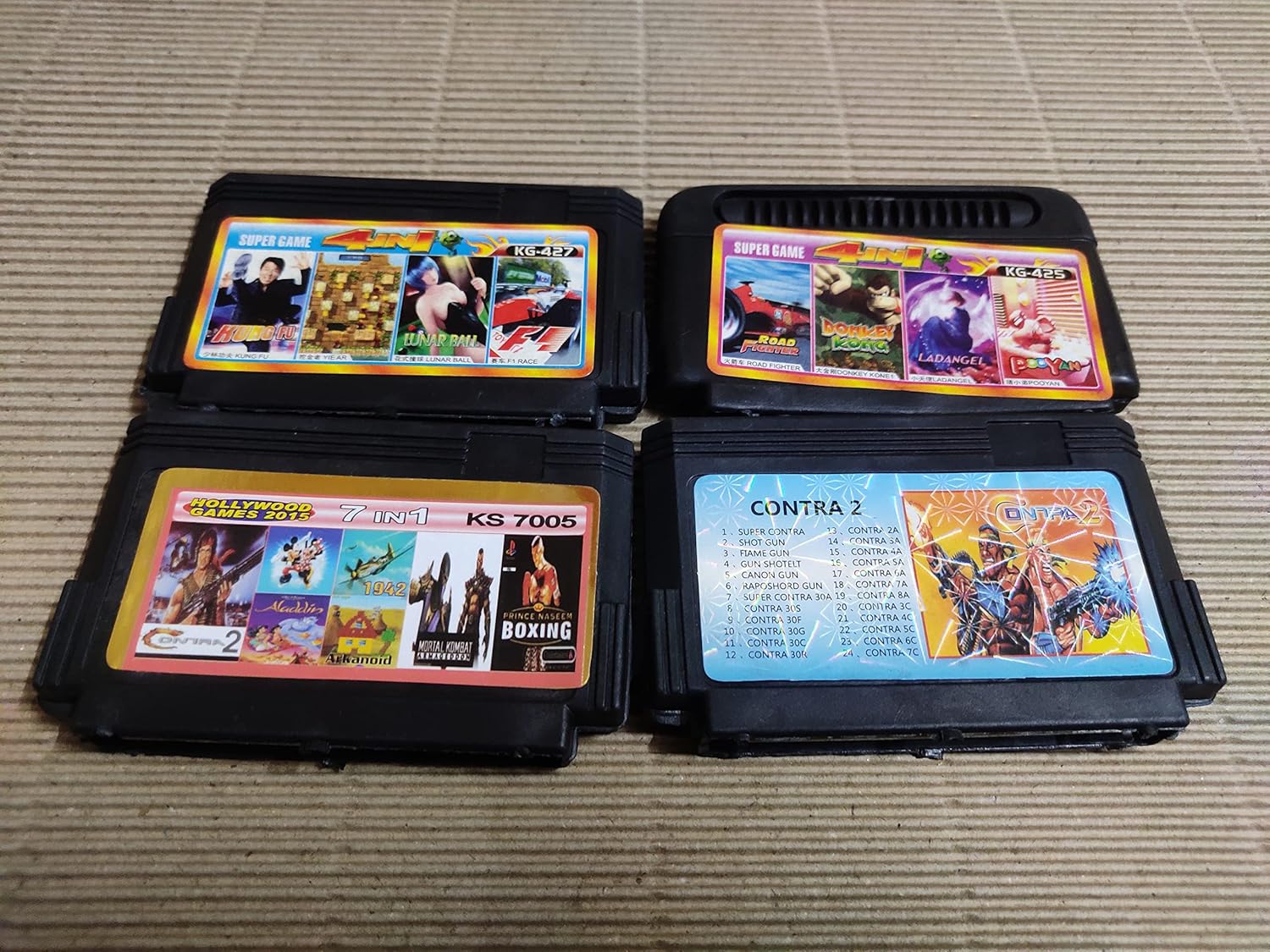 Buy k.l.k enterprise 8 Bit Game Cartridges (Pack of 4) Online at Low