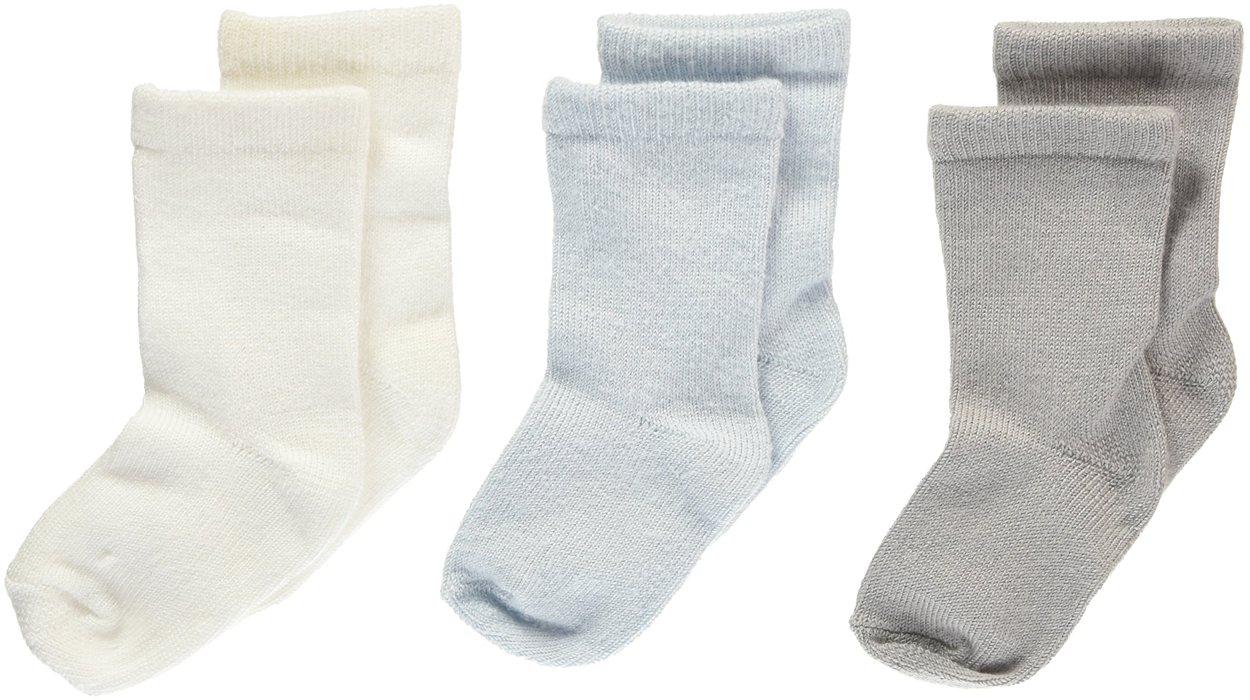 Little Giraffe Silky Harlow Box of Socks, Blue, 0-12 Months
