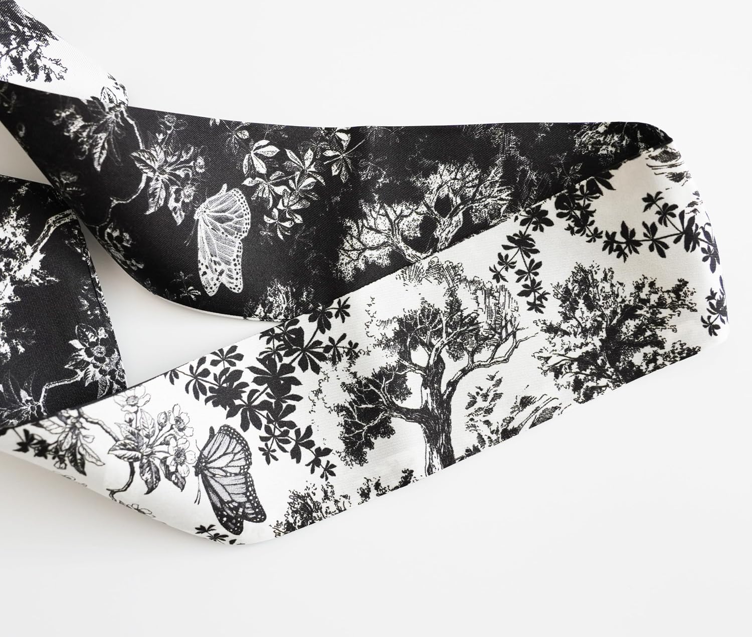 JERLA 100% Mulberry silk Scarf Bag scarf Head Hair Ribbon Handbag Handle wrap Tie Bundle Scarf Neckerchief Scarf for women