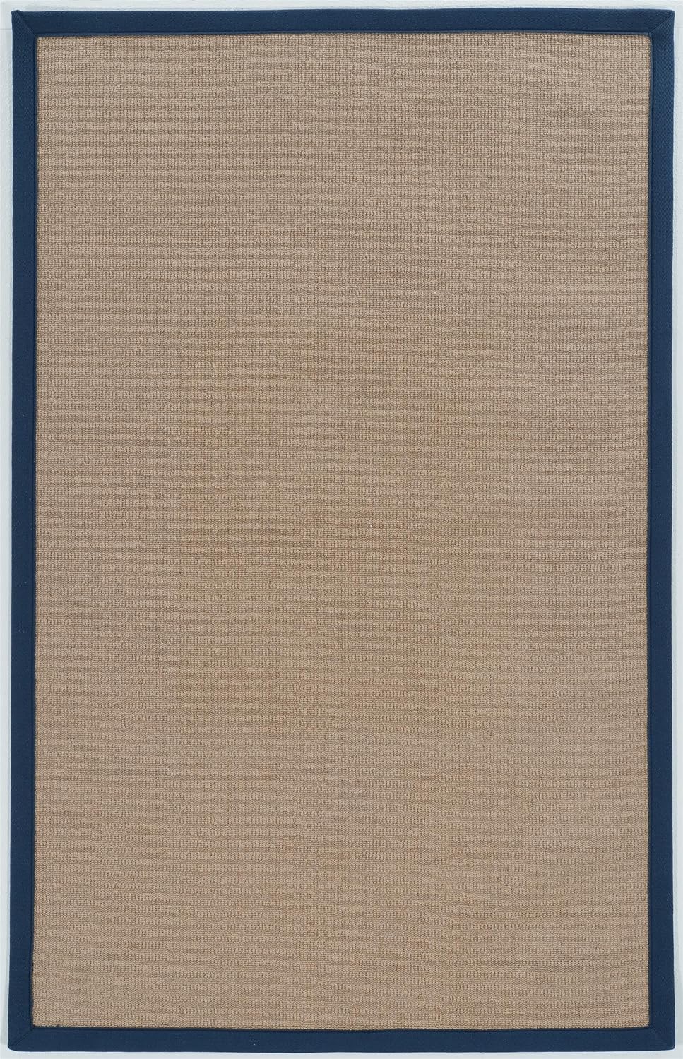 Linon RUG-AT030481 Athena Collection Athena Brown & Blue, 8 x 11