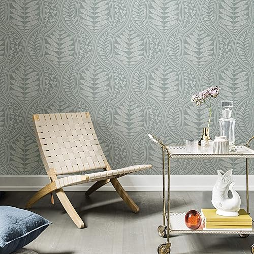 Miniatura 4 de Scott Living 2964-25952 Juno Green Ogee Papel pintado
