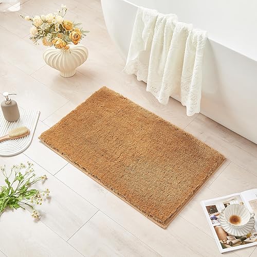 Miniatura 2 de CozeCube Upgraded Shaggy Bath mat for Bathroom Non Slip 15.7" X 23.6", Super Soft Quick Dry Bath Rugs, Fluffy Plush Bathroom Rugs Machine Washable