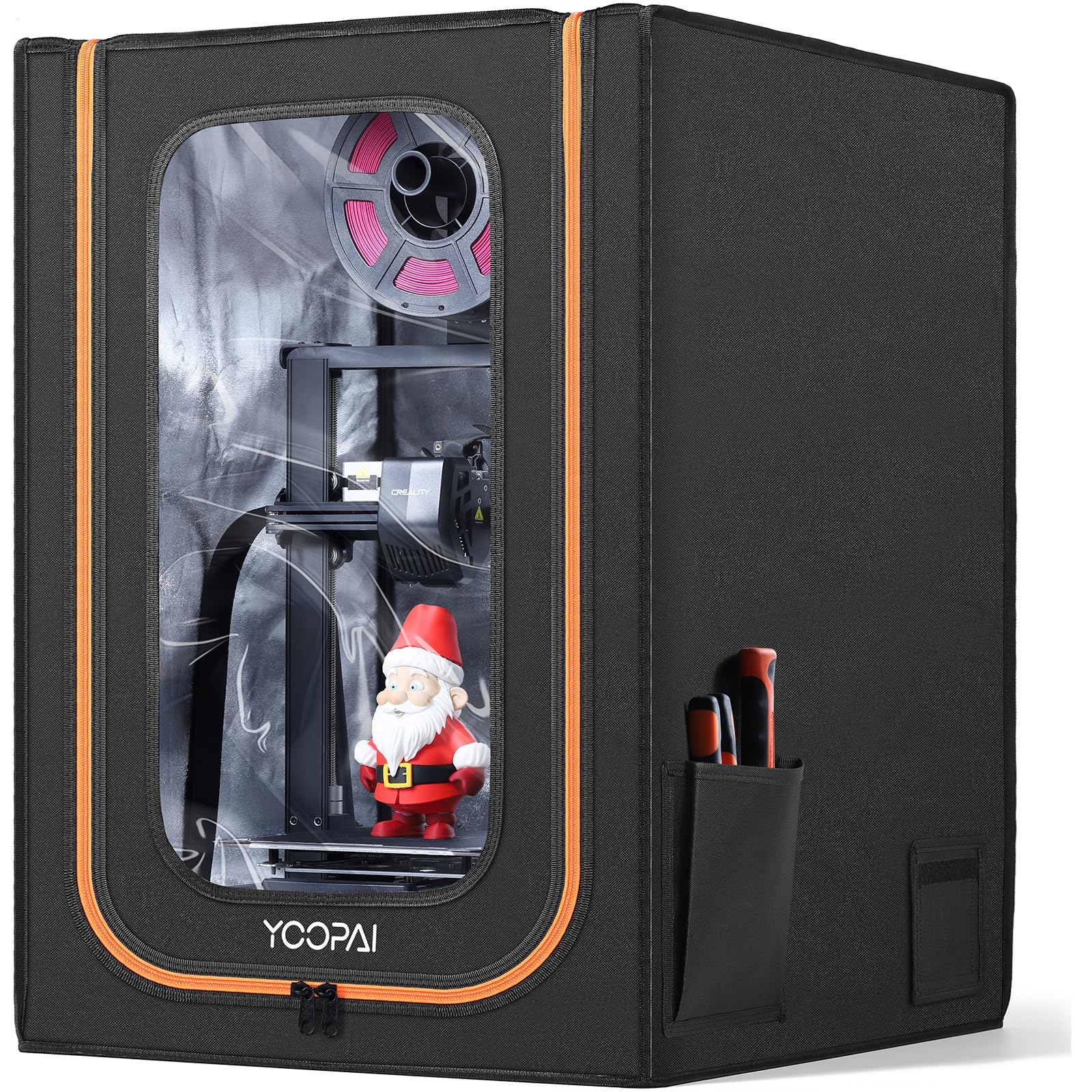 YOOPAI Carcasa Funda Impresora 3D con Sistema de iluminación para Creality Ender 3/ Ender 3 V2/ Ender 3 Pro/Anycubic/Elegoo Impresora 3D, Temperatura Constante Caja de Impresora 3D 550 * 650 * 780 mm