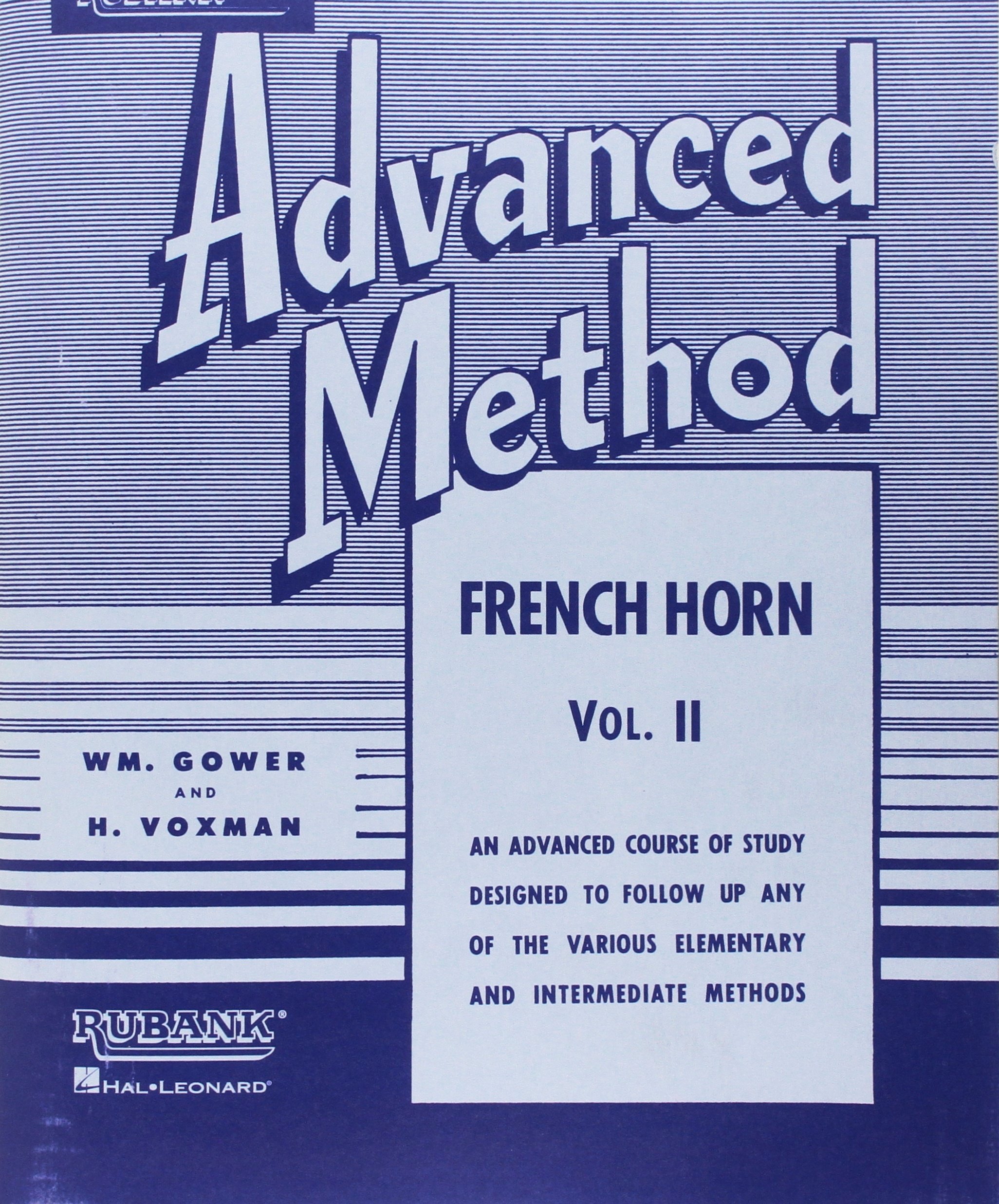 Rubank Advanced Method - French Horn in F or E-flat, Vol. 2