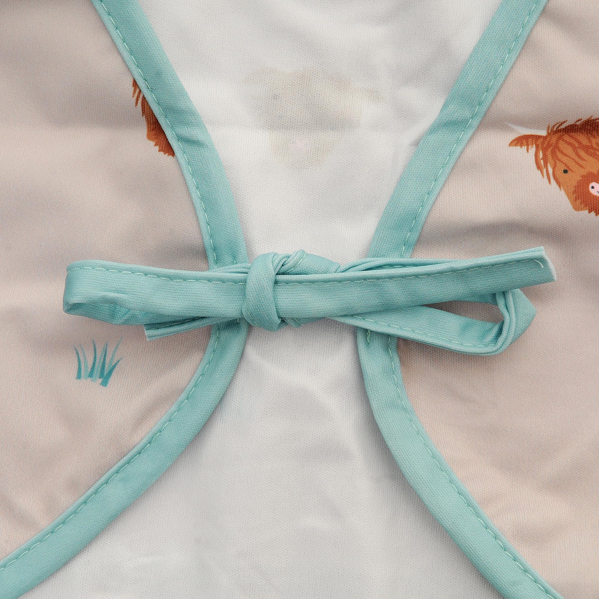 Highland cow coverall bib, toddler - Image 4