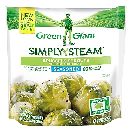 Green Giant Simply Steam, Seasoned Brussel Sprouts with Salt &