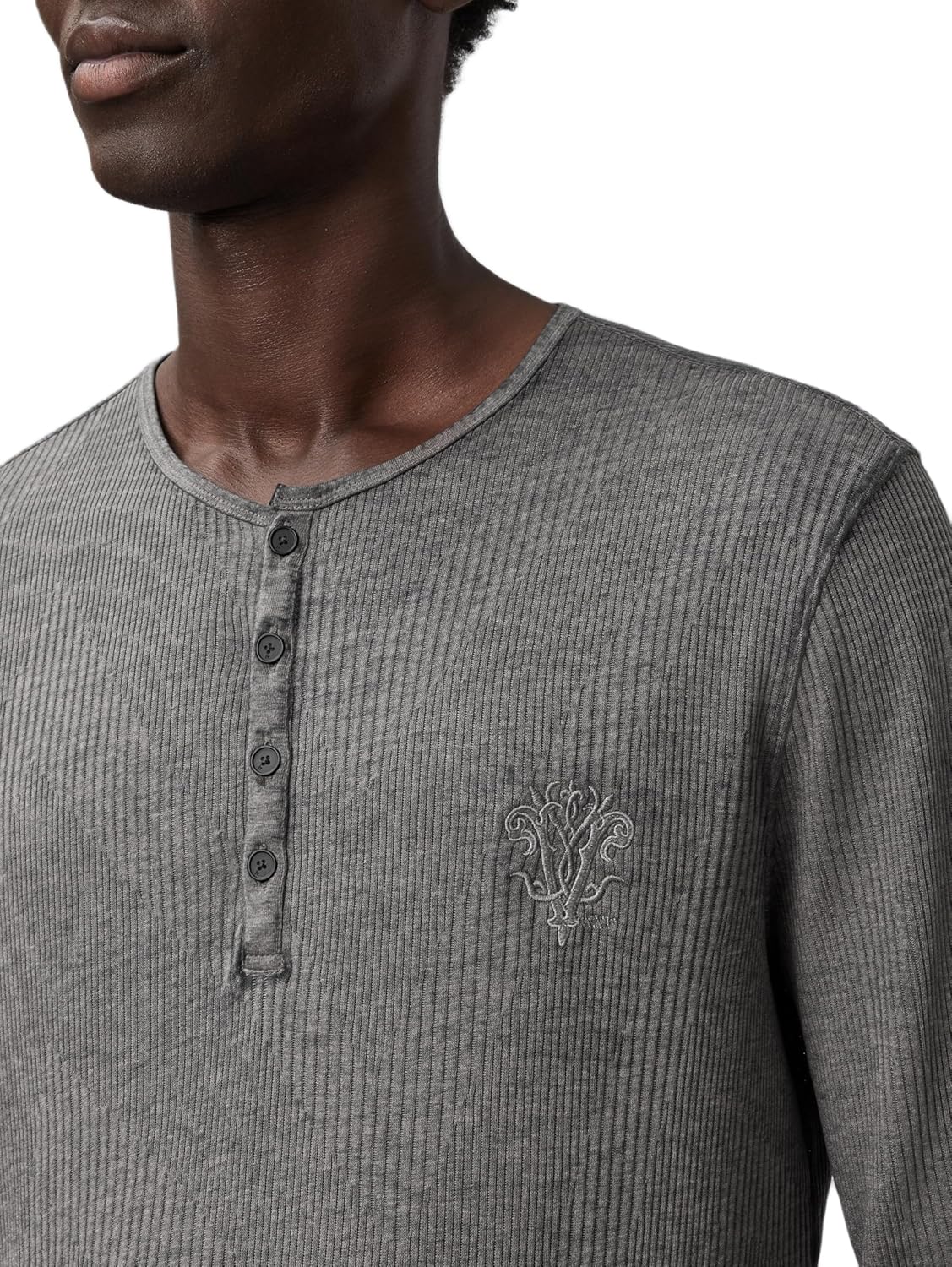 John Varvatos Mens Klaus Henley - Image 3