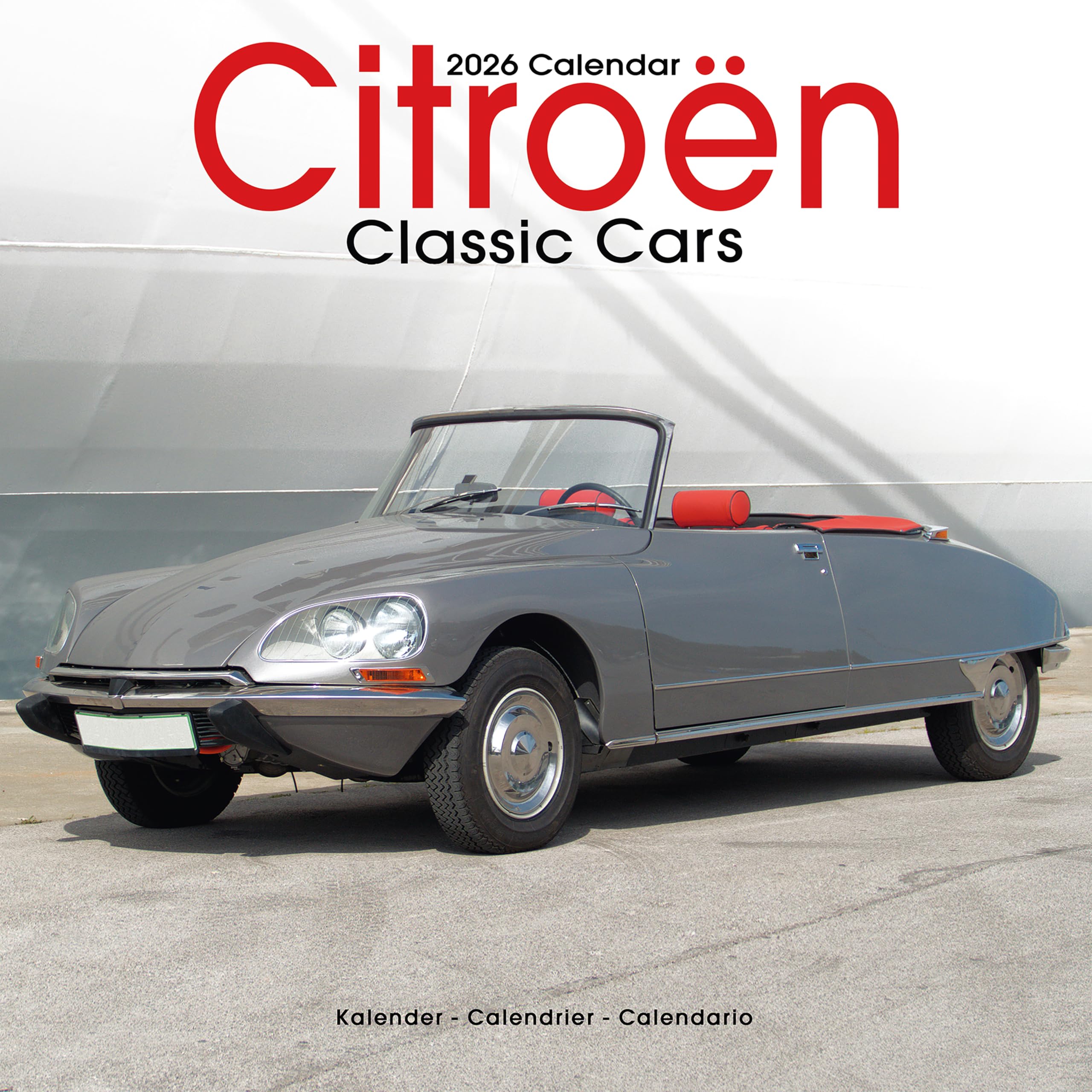 Citroen Classic Cars 2026 Calendar | Square Wall Calendar | Car Enthusiast Gift | Plastic Free Packaging | by Avonside Publishing