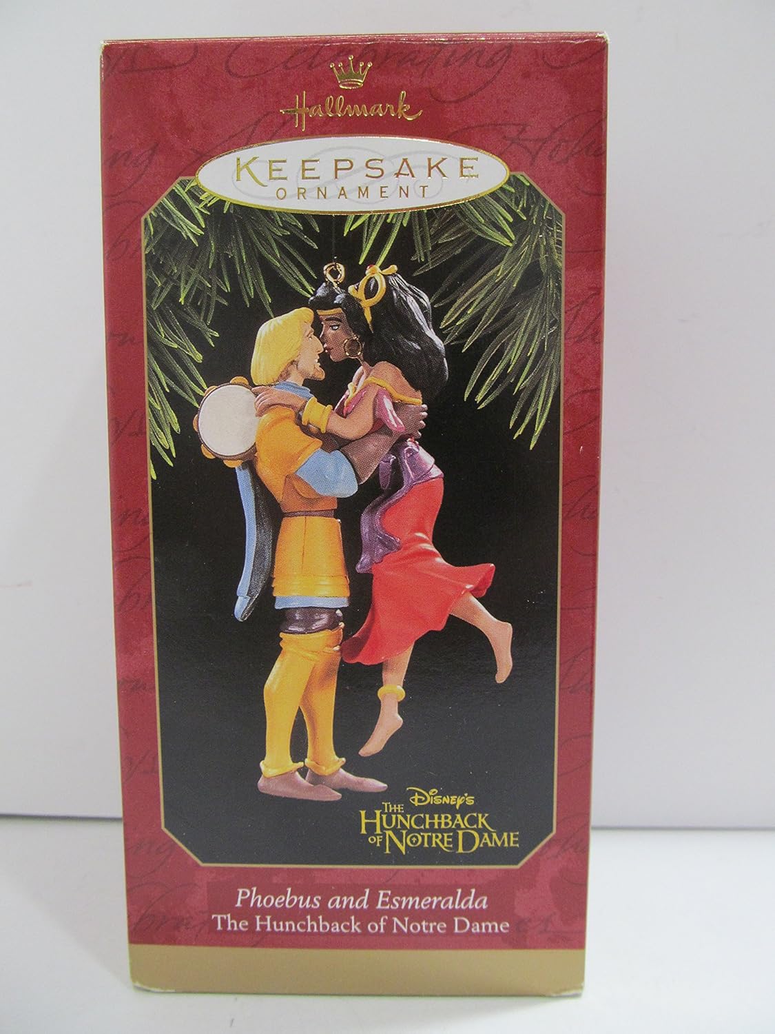 Hallmark Disney's Phoebus & Esmeralda Hunchback of Notre Dame 1997 Keepsake Ornament