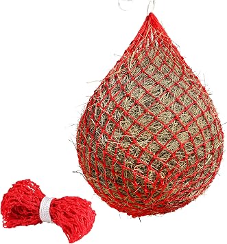 Tackmore Slow Feed Hay Net for Horses 40 Hay Bag with 2 Holes