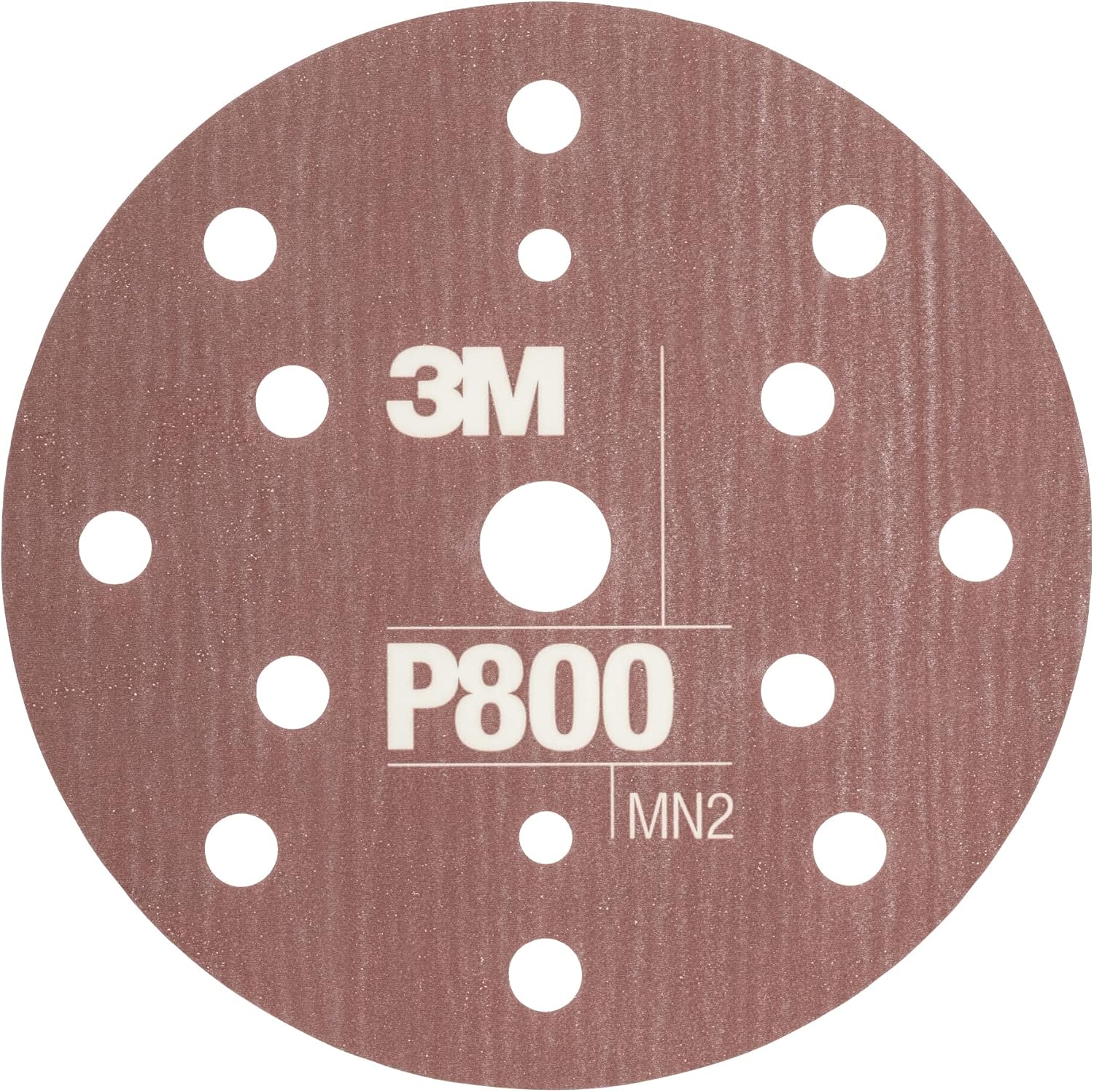 3M 34406 6" Flexible Abrasive HookitDisc Dust Free, Box of 25 (P800 7H