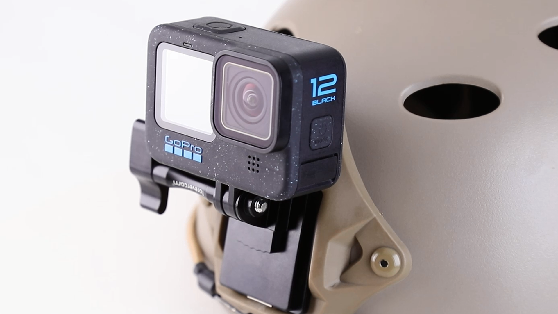 Supporto Action Camera Per Casco Tattico - In Alluminio, Rotazione 180° - Foto 5