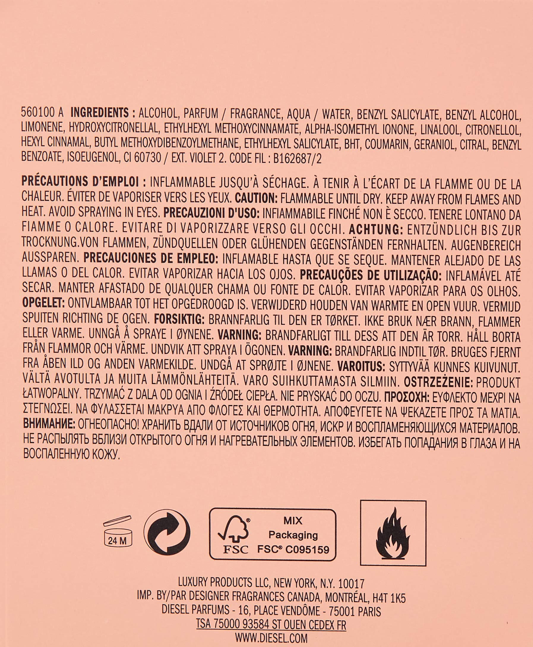Diesel Loverdose Tattoo femme/woman, Eau de Parfum, woda perfumowana w sprayu, 50 ml, 1 opakowanie (1 x 50 ml)