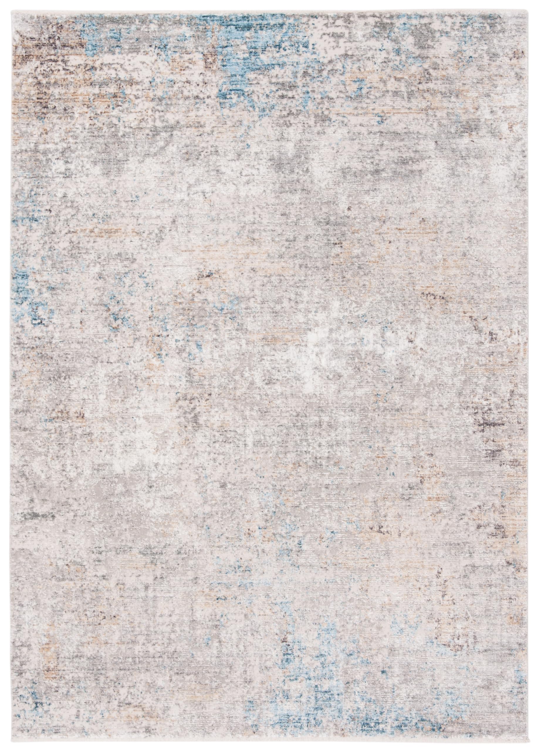 Safavieh Dream Collection Contemporary Rug for Living Room Dining Room Bedroom Short Pile Grey and Multi 3ft x 60 Inch - Image 2