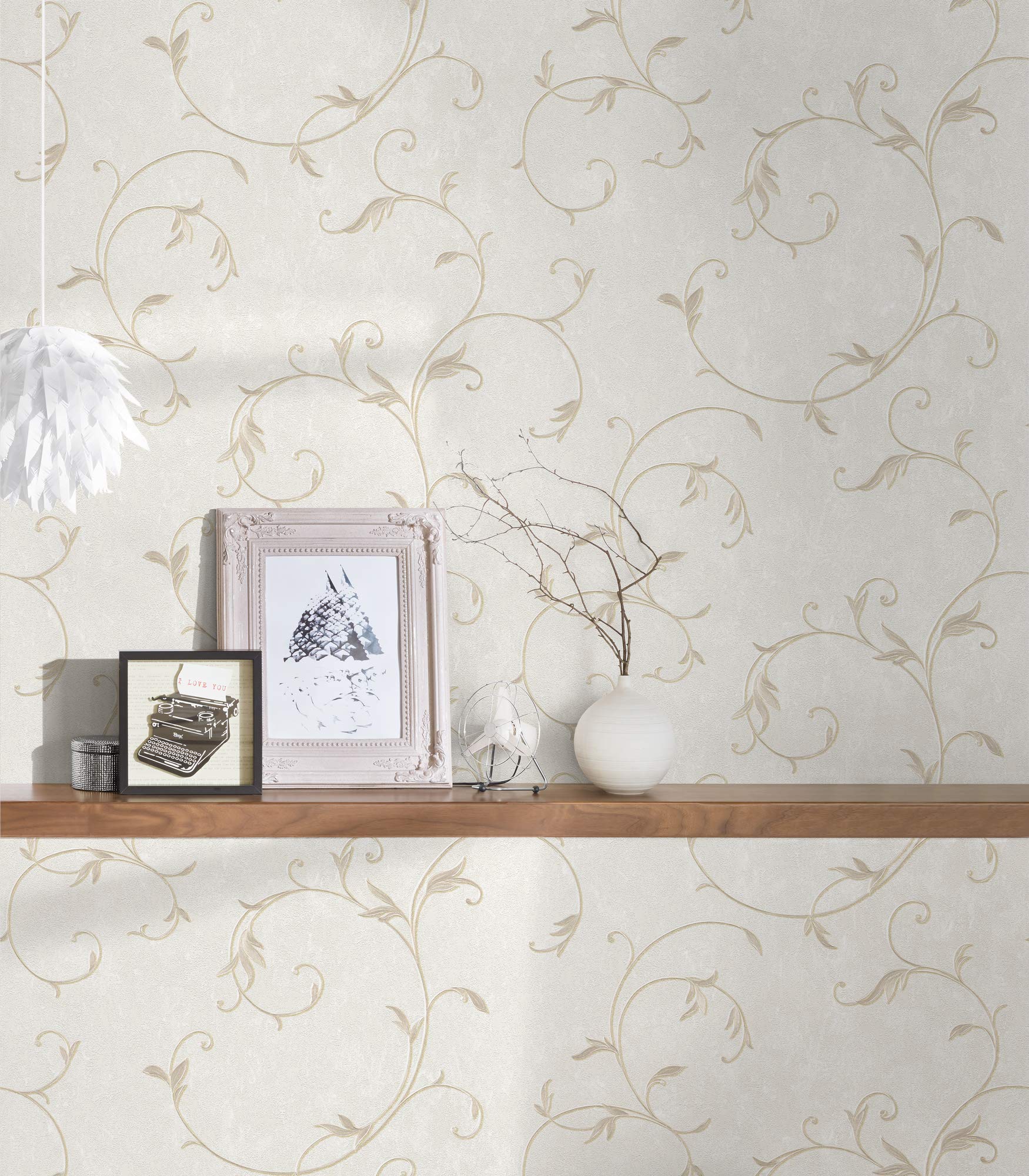 AS Creation Non-Woven Wallpaper Collection Romantica 3, 1 roll, 30418-2, Multi-colour, Breite 0,53 m - Rollenlänge 10,05 m - Image 4