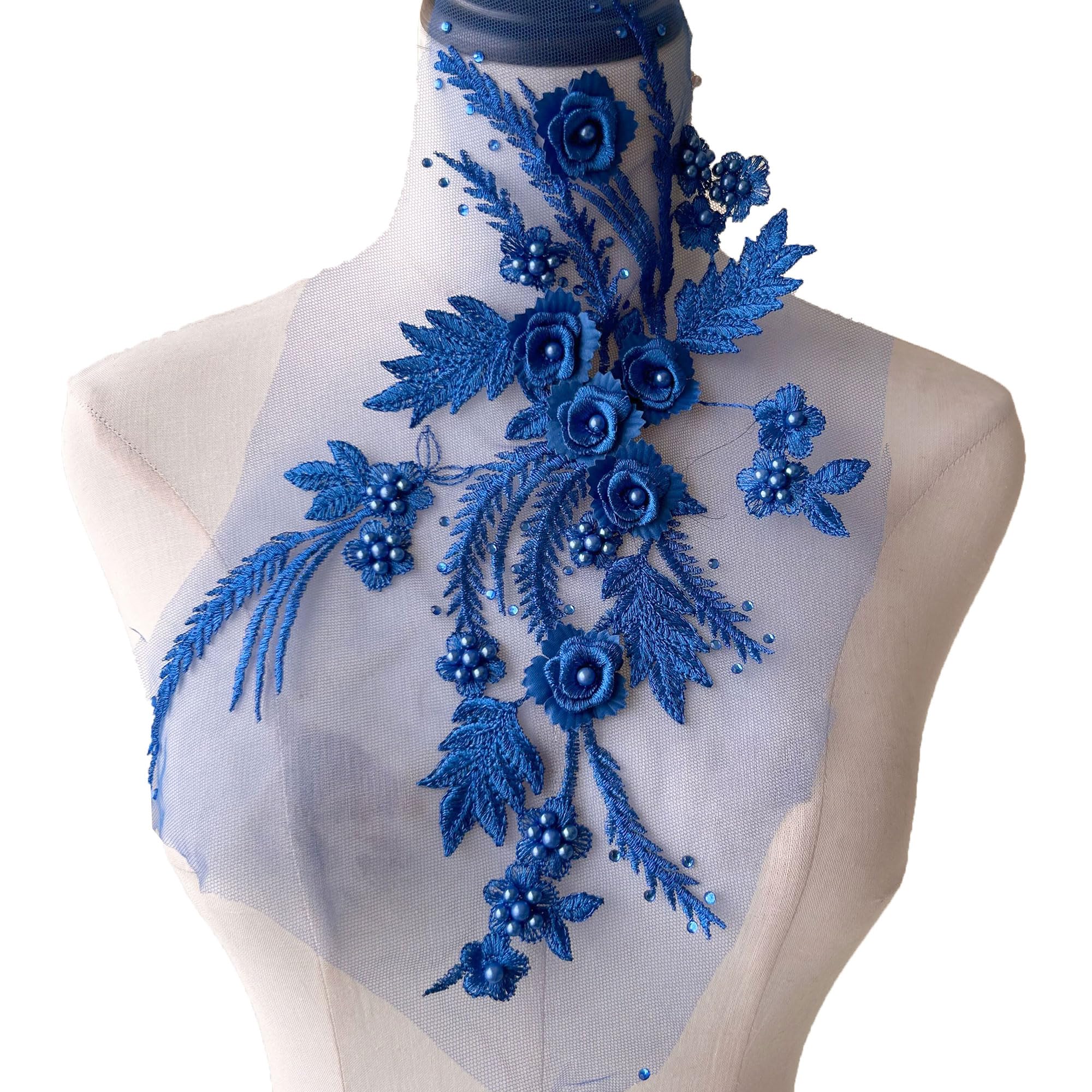 バレエ type L / lace flower sapphire blue 61630_BLUE-