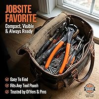 Vista 6 de Mutt Tools - Alicates de corte de extremo de 8 pulgadas resistentes - Herramienta de pinzas CRV - Alicates para extractor de uñas, herramienta