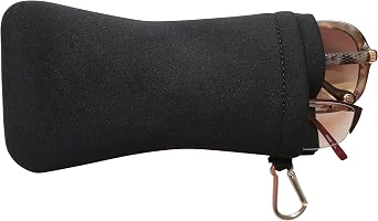 Double Eyeglass Case Pouch and Soft Sunglasses Holder with Clip | Buti-Eyes from Butibag