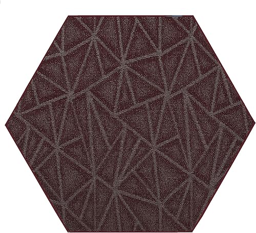 Furnish my Place Alfombra moderna para interiores y exteriores, color negro, alfombra moderna para cuarto de bebé, alfombra comercial para sala de