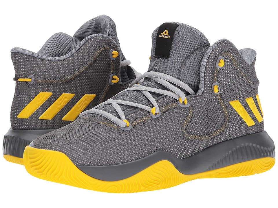 

adidas Crazy Explosive TD (Grey Three/Eqt Yellow/Grey Two) Men's Basketball Shoes