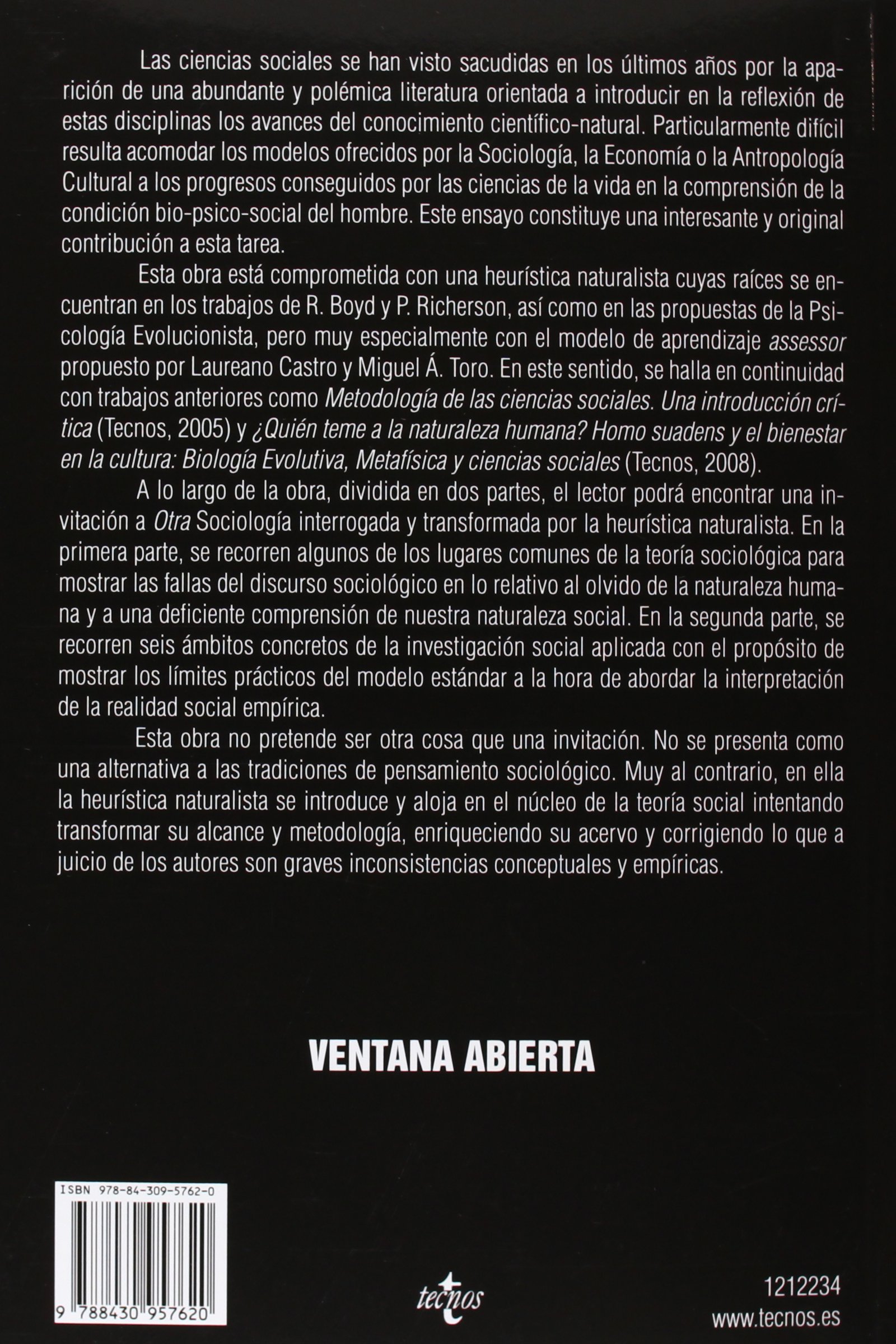Ciencias sociales y naturaleza humana: Una invitación a Otra Sociología y sus aplicaciones prácticas (Ventana Abierta)