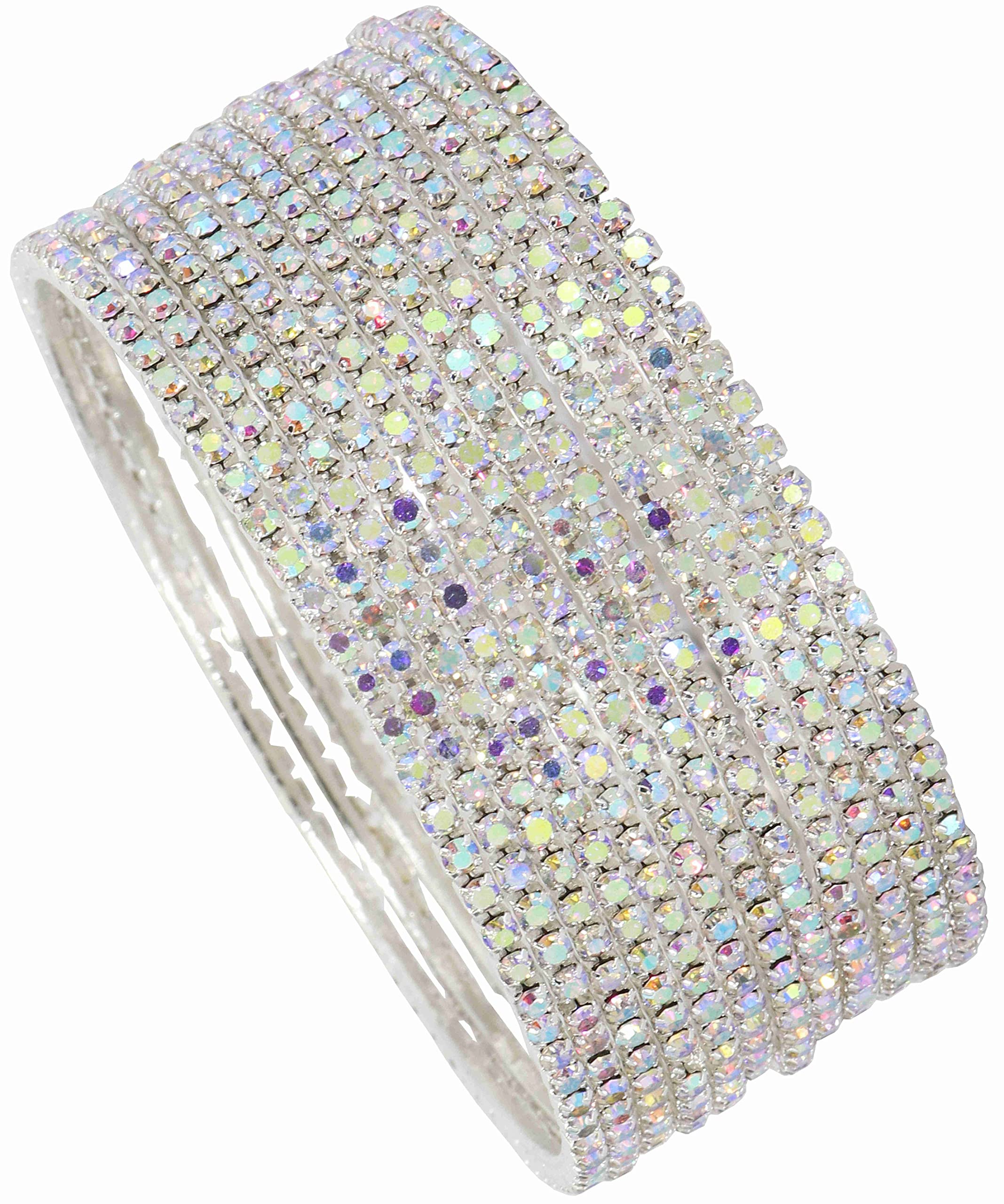 Zircon Studded Traditional Glossy Finished Bangle Set