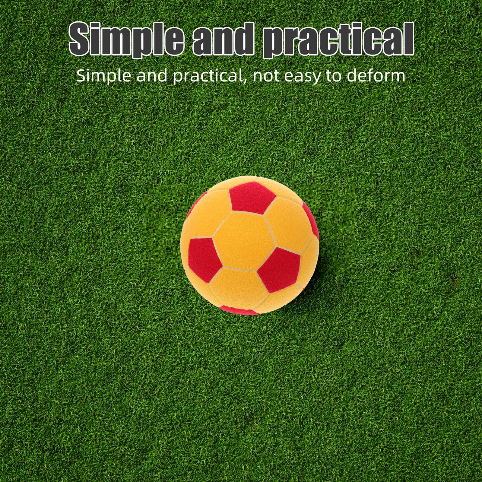 SUPVOX Balón de Fútbol Inflable Adhesivo con Fieltro para Entrenamiento Silencioso Interior y Exterior Pelota Deportiva Pequeña para Práctica Segura y Mejora de Habilidades