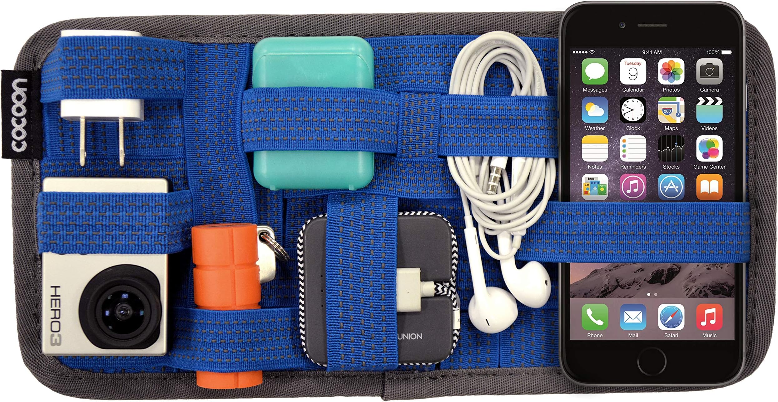 CocoonCPG5BL GRID-IT!® Accessory Organizer - Small 10.25" x 5.125" (Royal Blue)