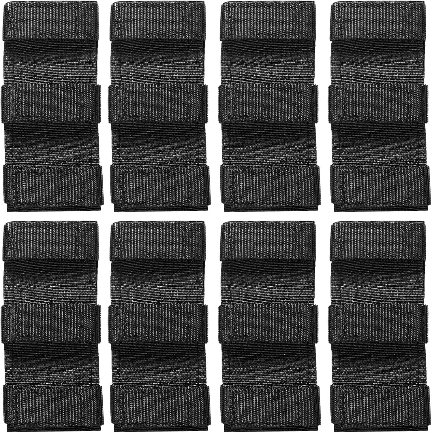 Threehoney 8 Pcs Tie Down Strap Protector Sleeve 2.5 x 5.9 Inches Universal Protective Sleeves for Ratchet Straps Protective Strap Protector for Preventing Damage to Boat