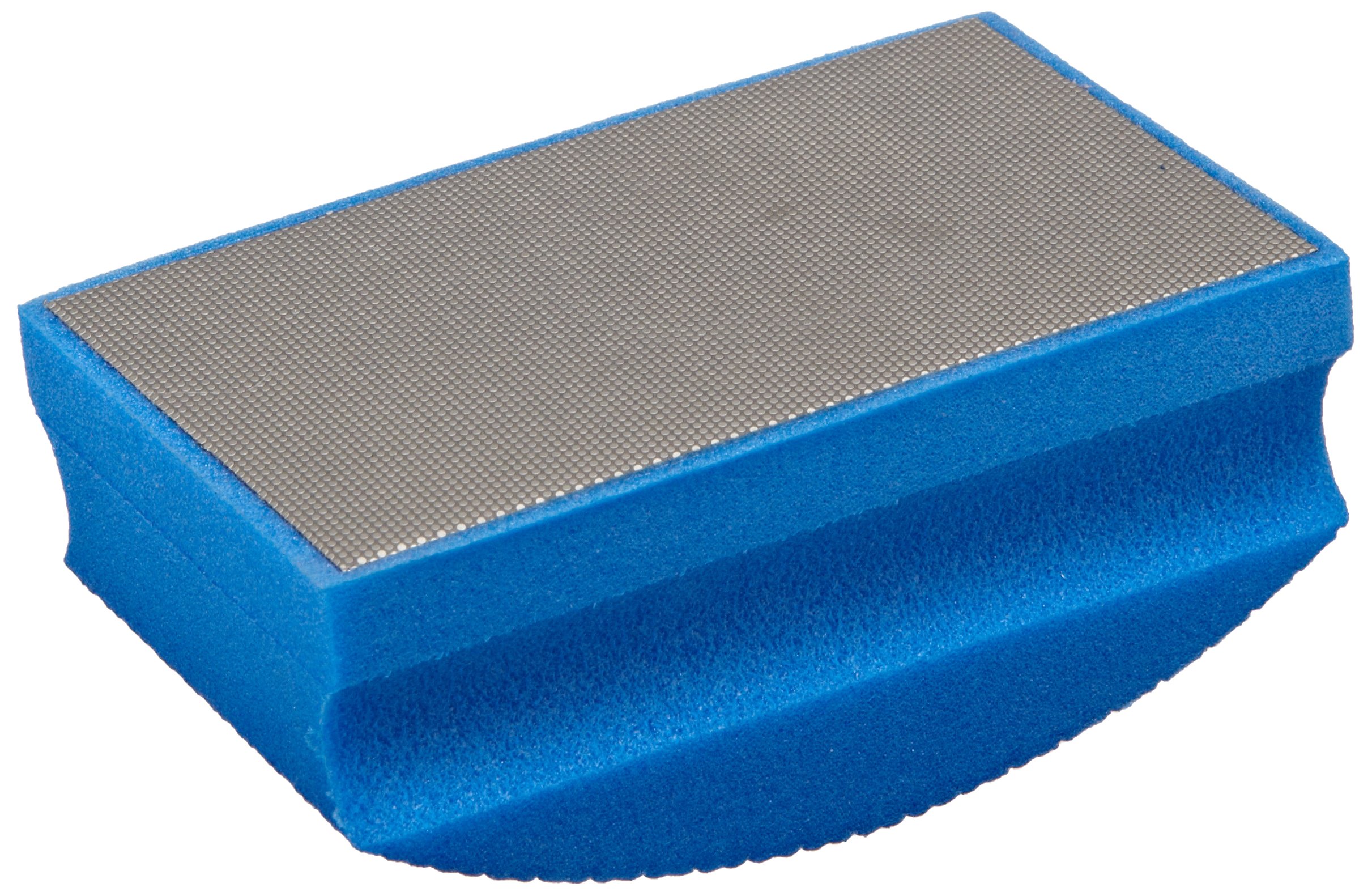 Norton HP1800 Conventional Curved Nonwoven Abrasive Hand Pad, Blue Color, Diamond, Grit 1800 (Pack of 1)