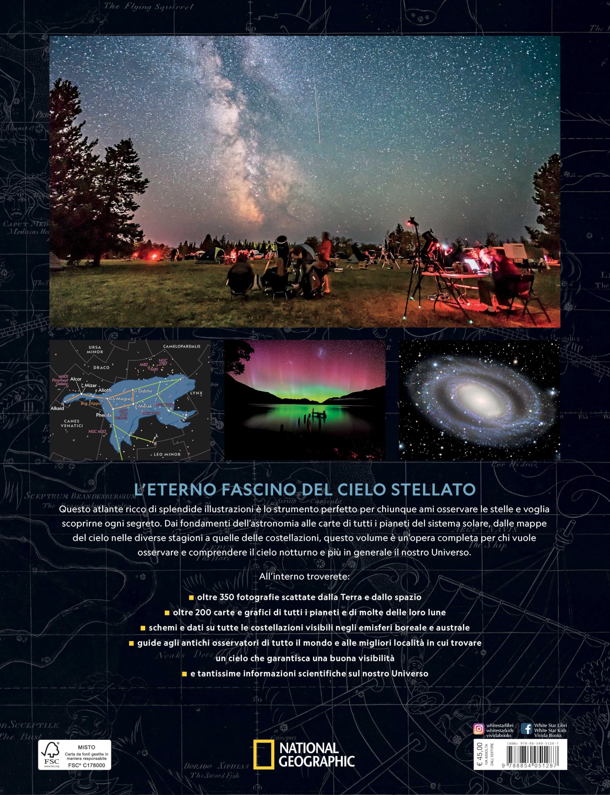National Geographic - Atlante delle Stelle | Guida Illustrata dell'Universo | Edizione Esclusiva, Cultura e Scienza