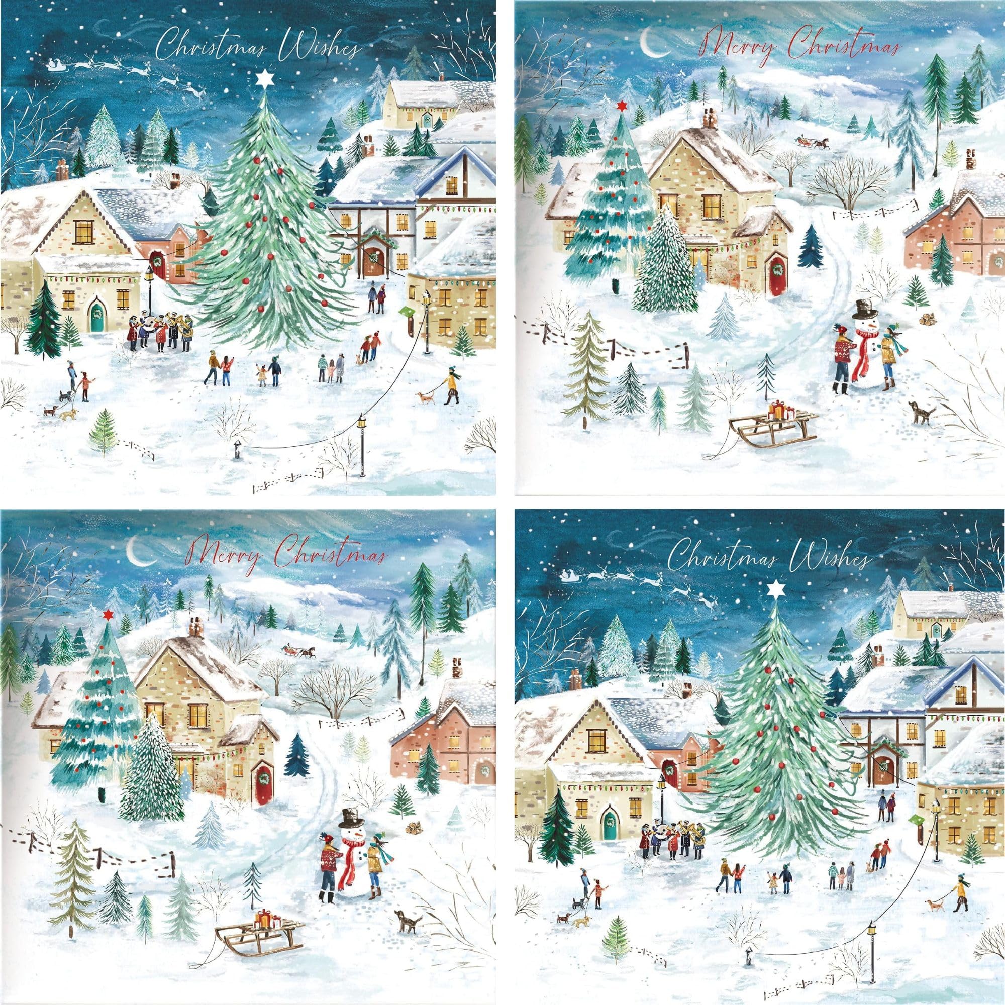 GBCC Charity Christmas Cards Pack Of 20 - 10 Each Of 2 Designs
