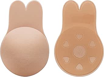 Women Breast Lifters, Lift Pasties for Large Breasts, Reusable Bunny