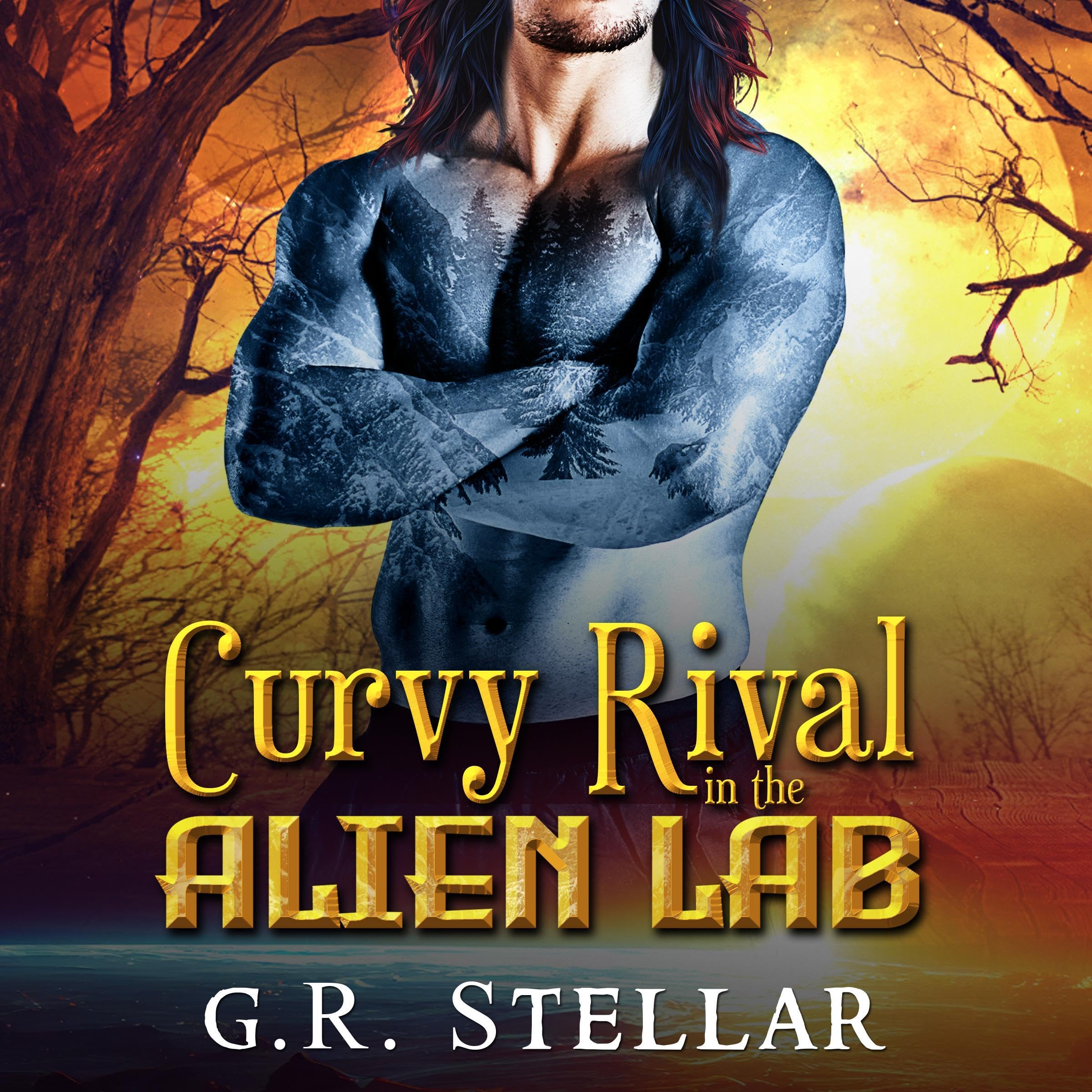 Cover art for Curvy Rival in the Alien Lab