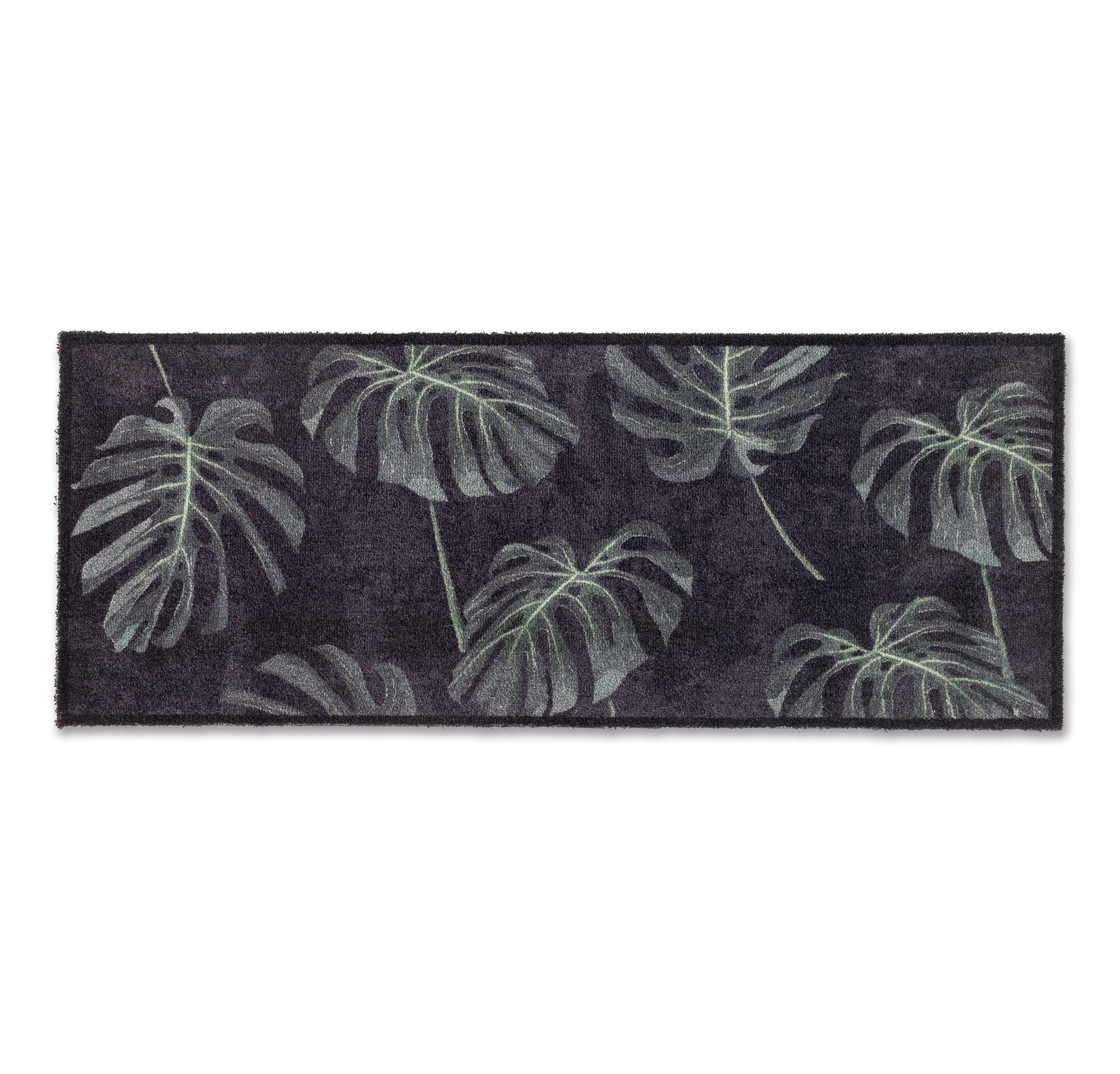 Astra Zerbino antiscivolo per interni - Monstera verde 50x130 cm - Tappetino antisporco lavabile e facile da pulire - Felicido Tappetino per l'ingresso, il corridoio, la porta d'ingresso
