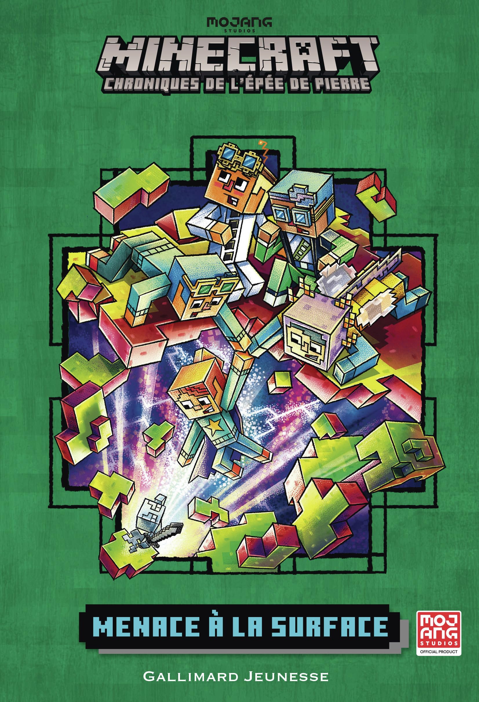 Romans Minecraft - Menace à la Surface: Chroniques de l'Épée de pierre, tome 6 (6)