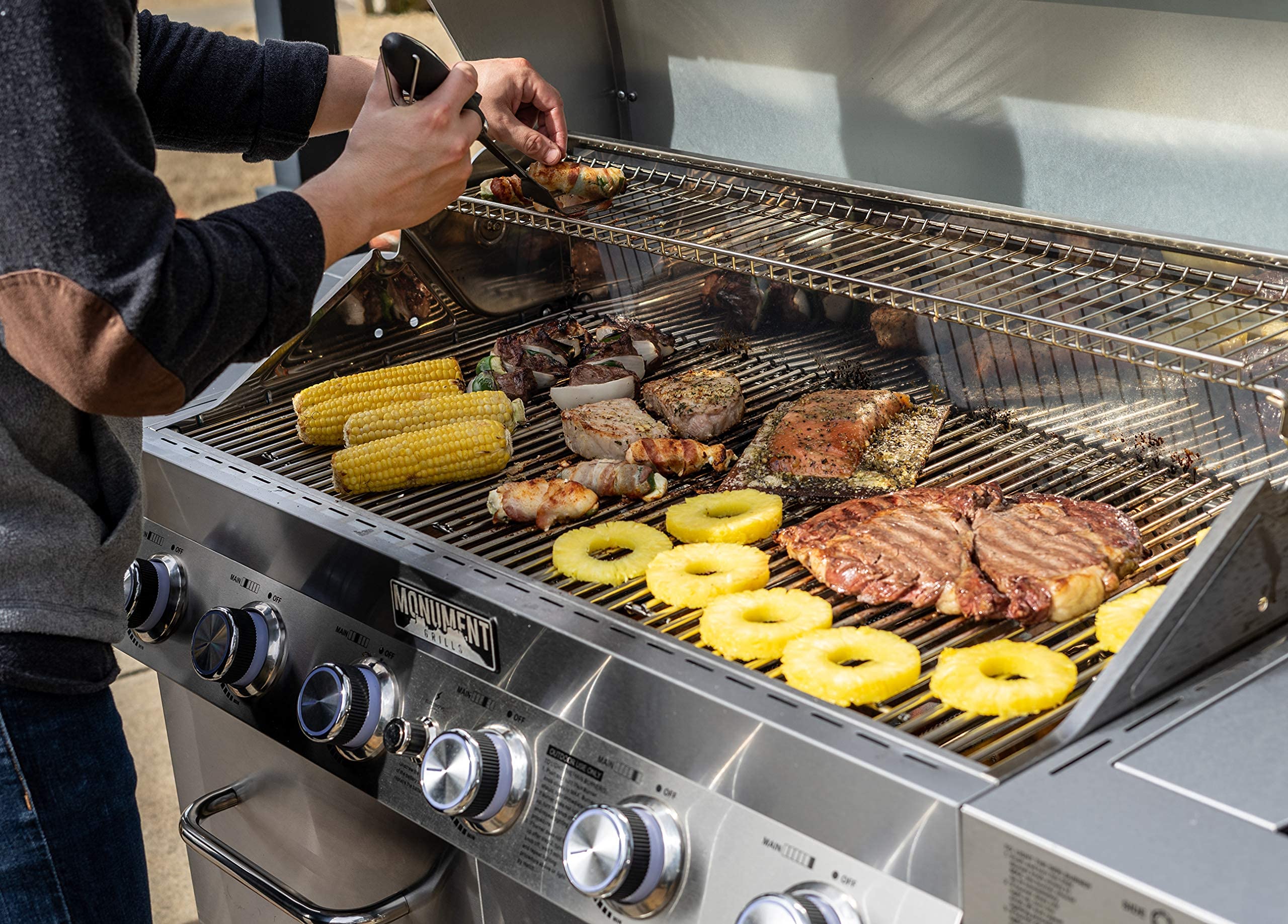 Monument Grills 77352 6Burner Stainless Steel Style Propane