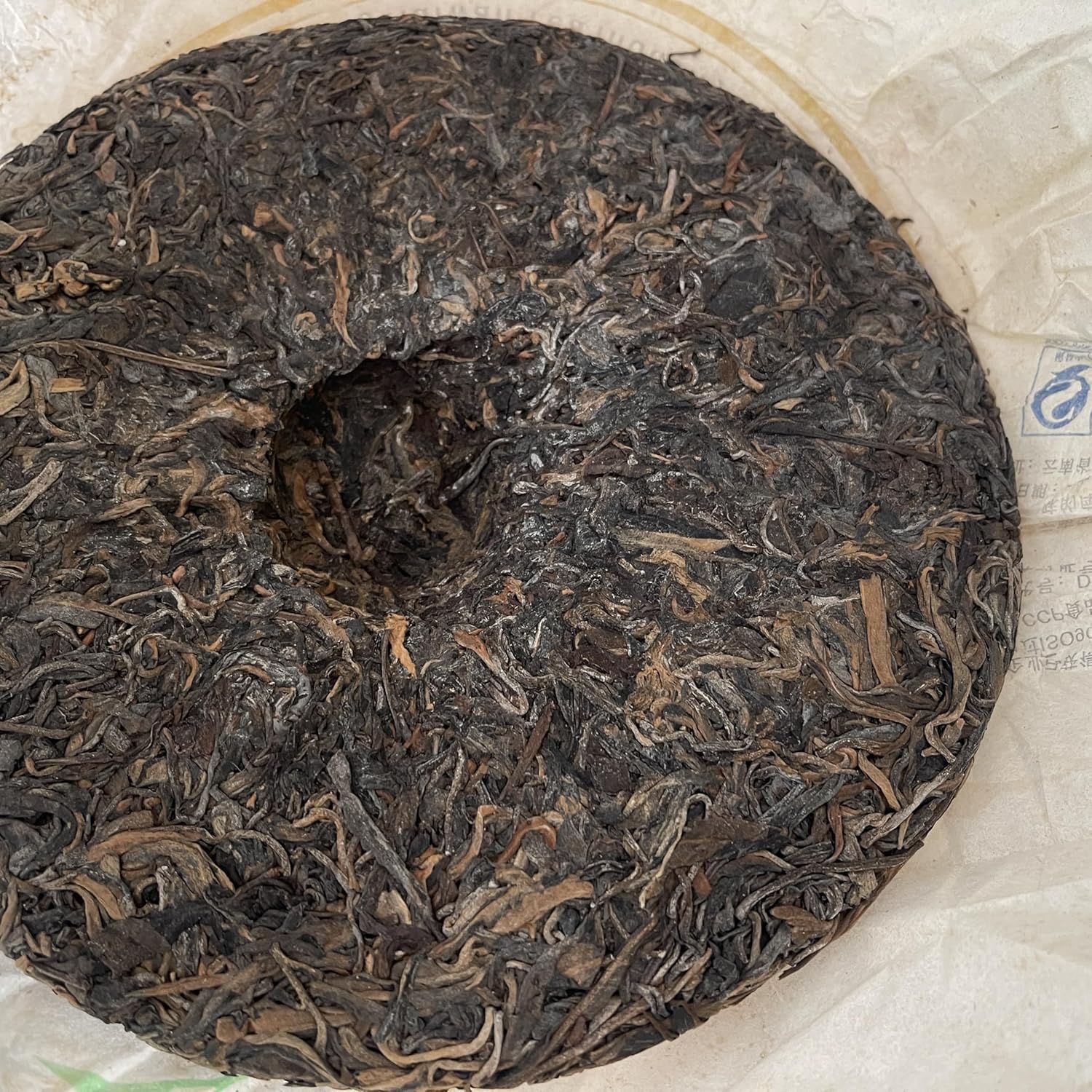 Old Comrade 2007 Deep Mountain Ancient Tree Raw Pu-Erh Tea Cake – 500g Aged Sheng Puerh