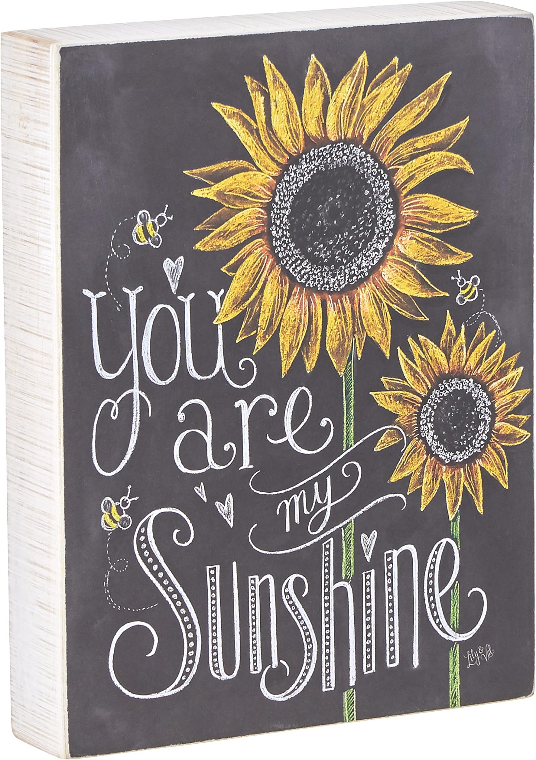Primitives by Kathy Chalk Sign, Sunflowers - You Are My Sunshine (26853) Bedroom