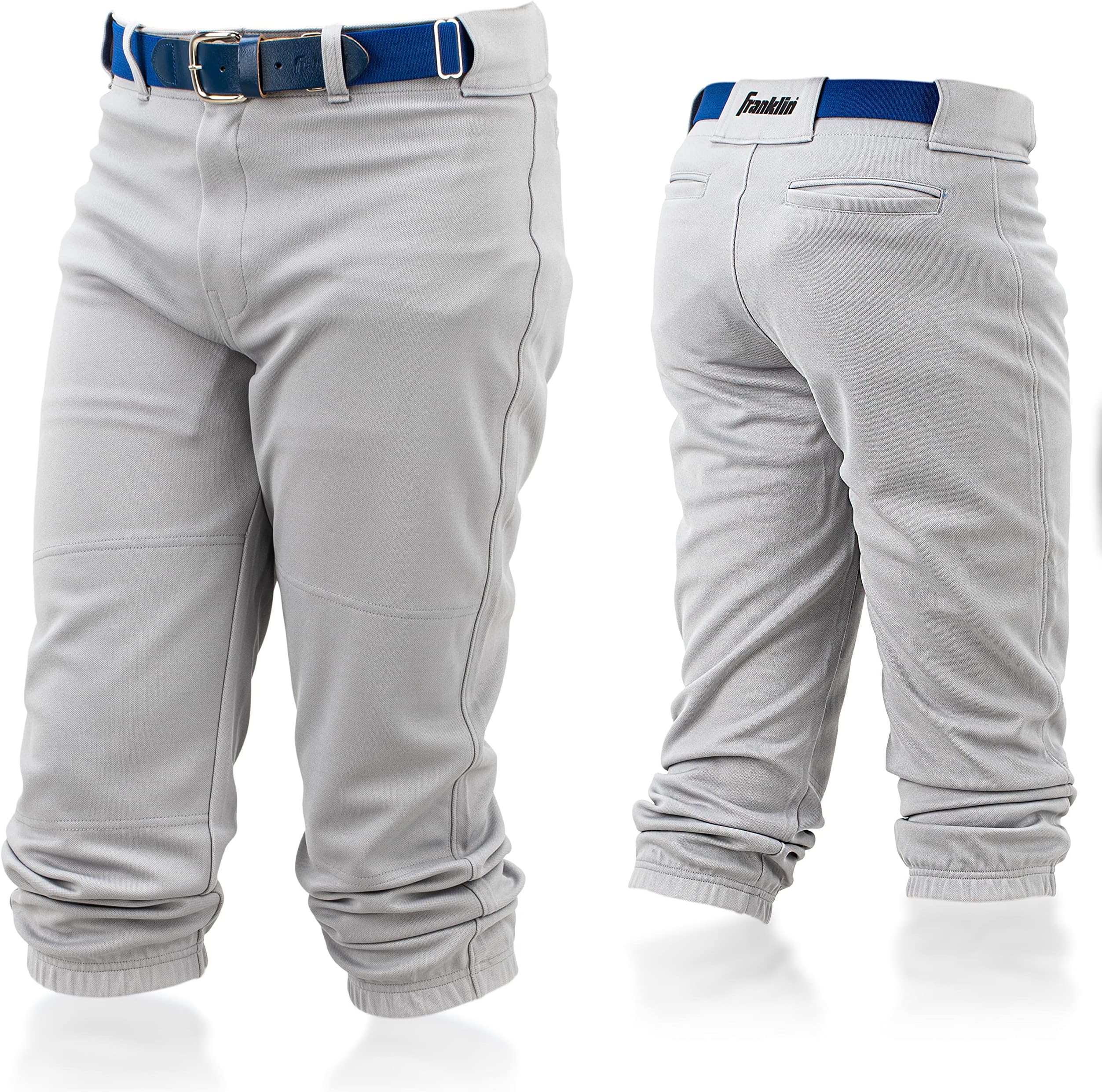 - Youth Baseball + Softball Pants - Knee High Pants for Boys + Girls Knicker Style with Belt Loop
