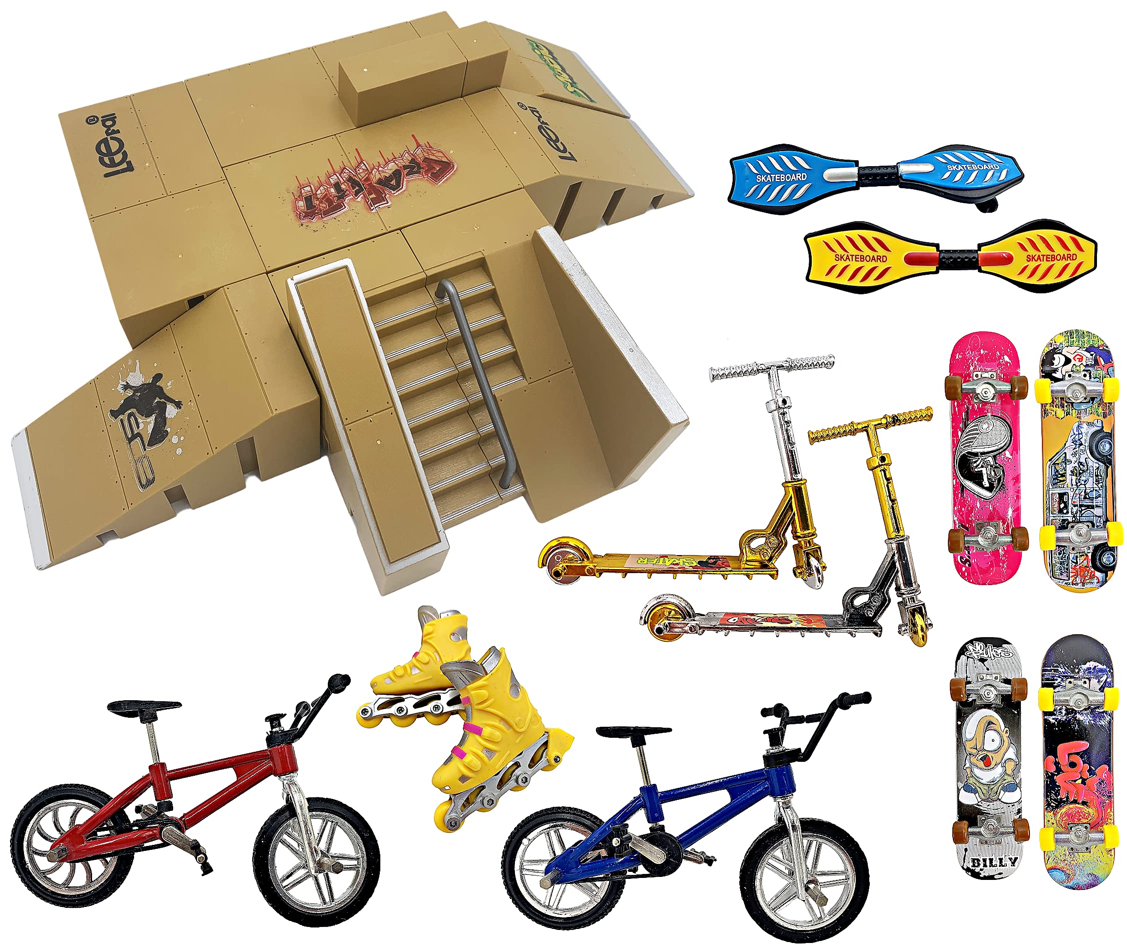 Finger Skateboard Ramp Set Finger Skateboard Finger Skatepark Kit