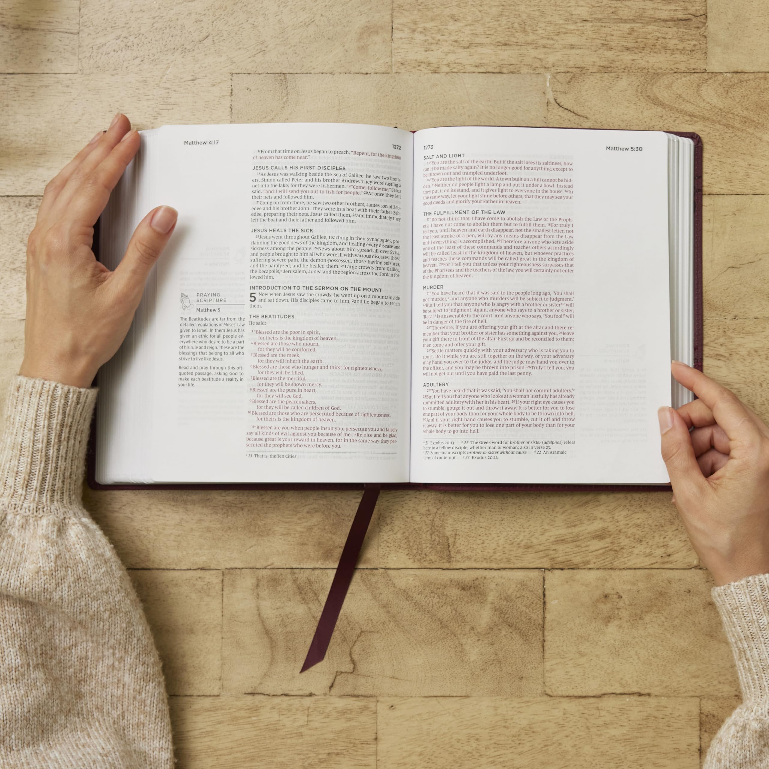 The Prayer Bible: Pray God’s Word Cover to Cover (NIV, Hardcover, Red Letter, Comfort Print) - PT04